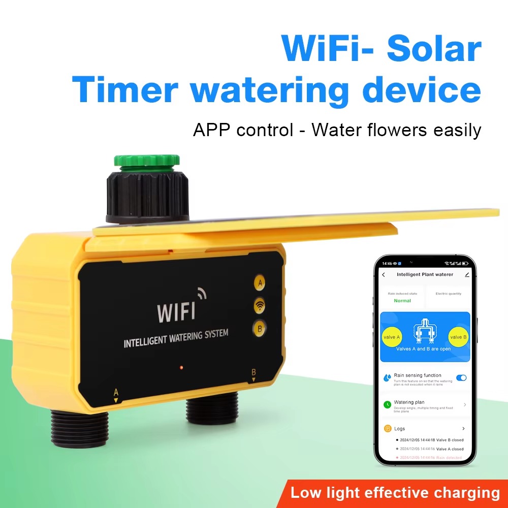 Smart Garden Monitoring System - وحدة تحكم بالري بالطاقة الشمسية مع