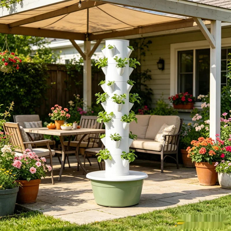 Smart Garden Vertical - نظام زراعة عمودي ذكي بـ 7