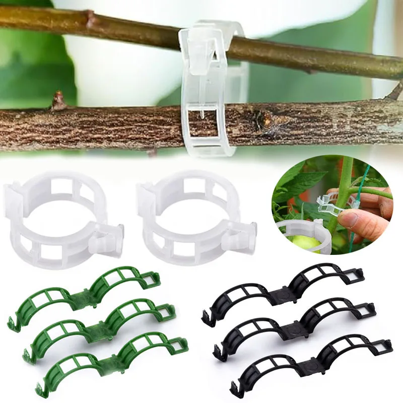 Smart Garden Hub - 100 قطعة مقاطع تثبيت النباتات قابلة