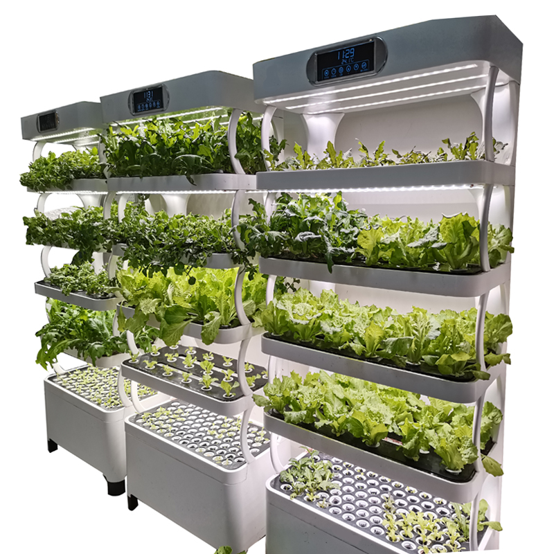 Smart Garden Vertical - نظام زراعة عمودي ذكي منخفض التكلفة