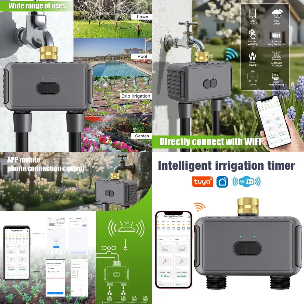 Smart Garden Timer - WAP01 مؤقت ري ذكي بتحكم عبر
