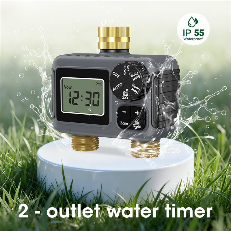 AY14 - مؤقت ري أوتوماتيكي بمخر - مراجعة Smart Garden Timer وسعره