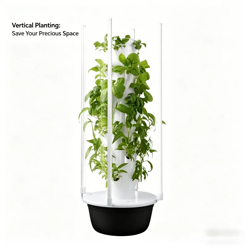 برج زراعة مائية ذكي بخمس طبقات - مراجعة Smart Garden Vertical وسعره