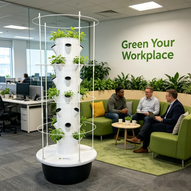 برج زراعة عمودي ذكي من سبيس تر - مراجعة Smart Garden Vertical وسعره