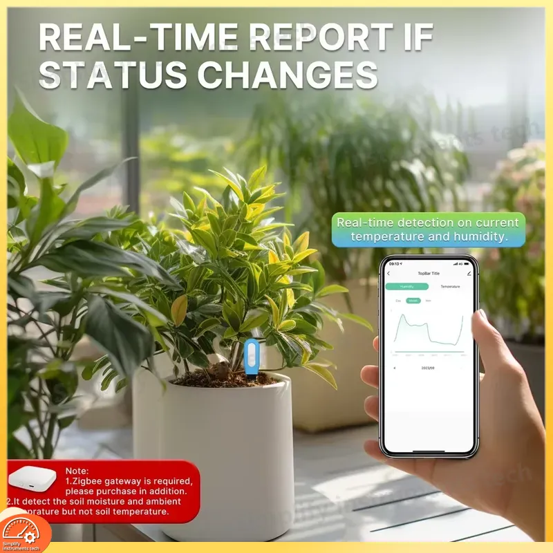 جهاز استشعار ذكي لرطوبة التربة - مراجعة Smart Garden Monitoring System وسعره