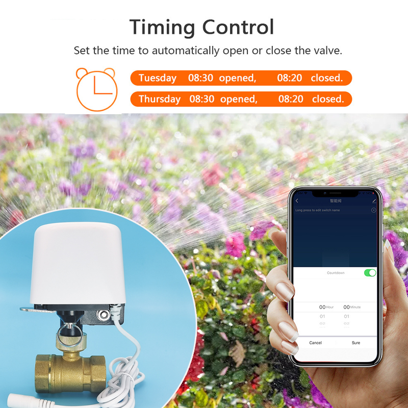 صمام مياه ذكي 1/2 بوصة 3/4 بوص - مراجعة Smart Garden Timer وسعره