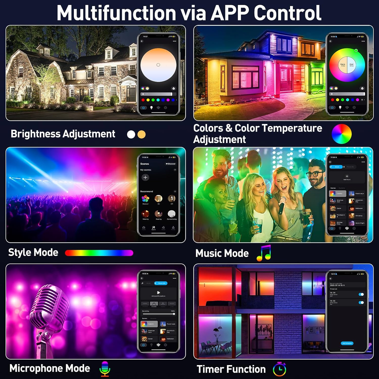 50/72 واط RGB LED الكاشف بار م - مراجعة Smart Garden Lights Uk وسعره