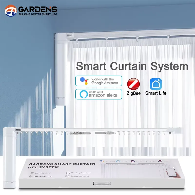 مجموعة مسار ستائر ذكي من الألو - مراجعة Smart Garden Offices وسعره