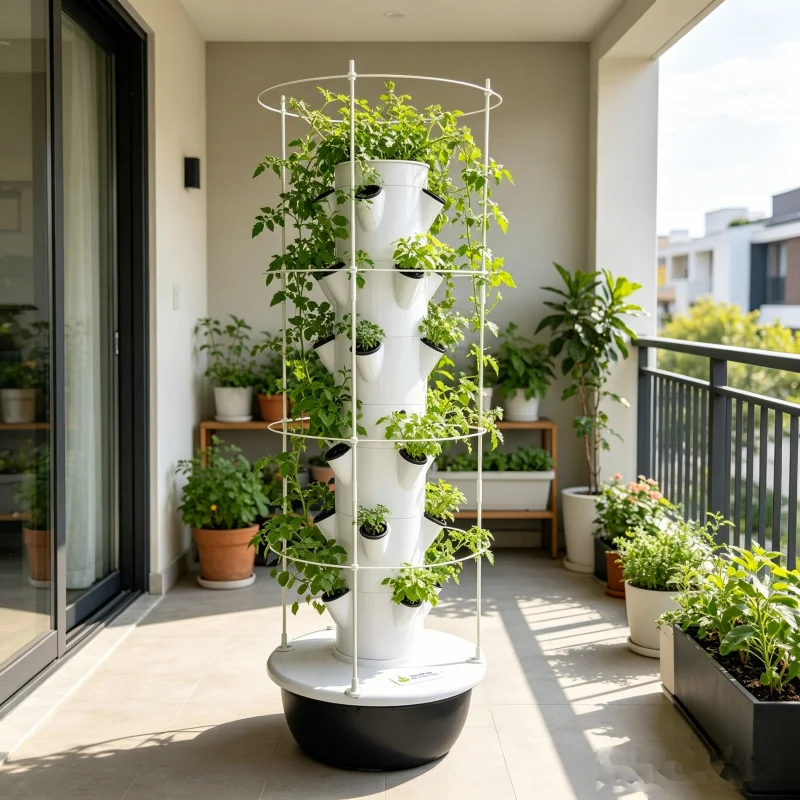 برج زراعة عمودي ذكي بـ 9 طبقات - مراجعة Smart Garden Vertical وسعره