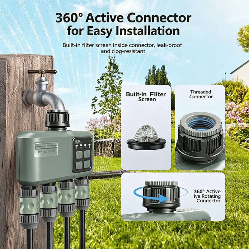 نظام ري ذاتي للنباتات مع مؤقت  - مراجعة Smart Garden Monitoring System وسعره