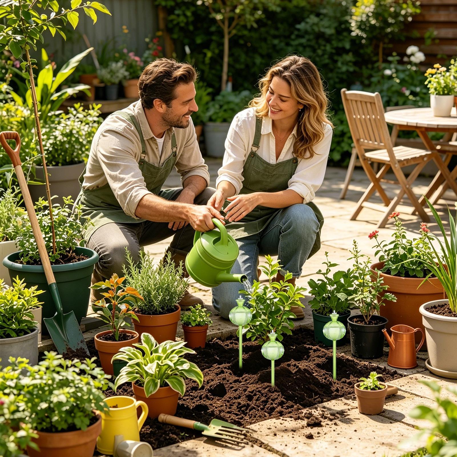 كرات ري ذاتي بطيء الإطلاق، 3 ق - مراجعة Plant Watering Globe وسعره