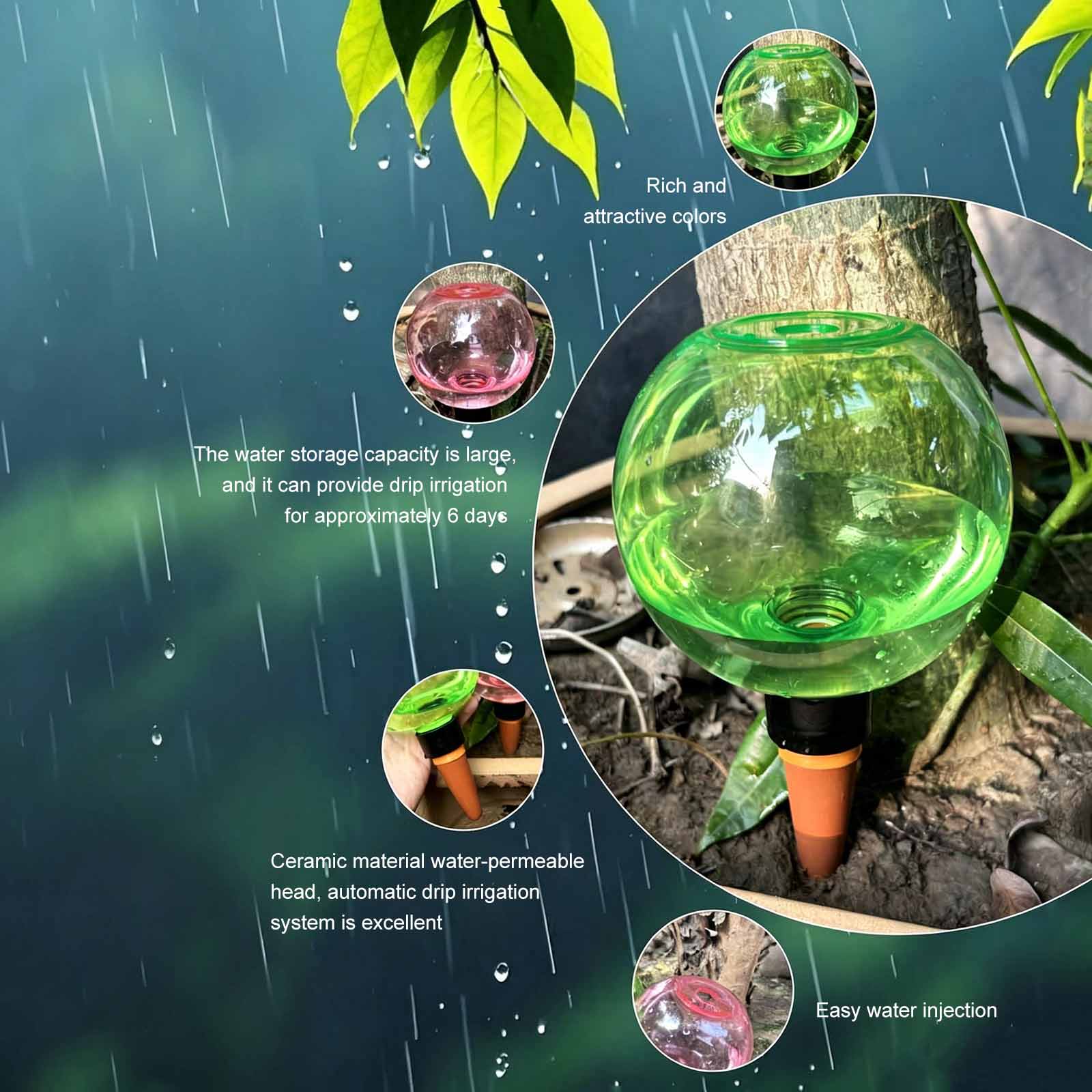 1/4 قطع من كرات الري الأوتومات - مراجعة Plant Watering Globe وسعره