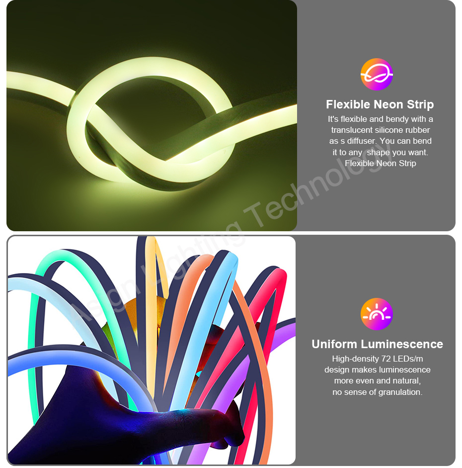 الذكية RGB Led ضوء النيون الات - مراجعة Smart Garden Lights Uk وسعره