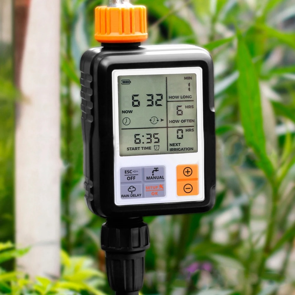 مؤقت ري إلكتروني للحدائق، شاشة - مراجعة Smart Garden Timer وسعره