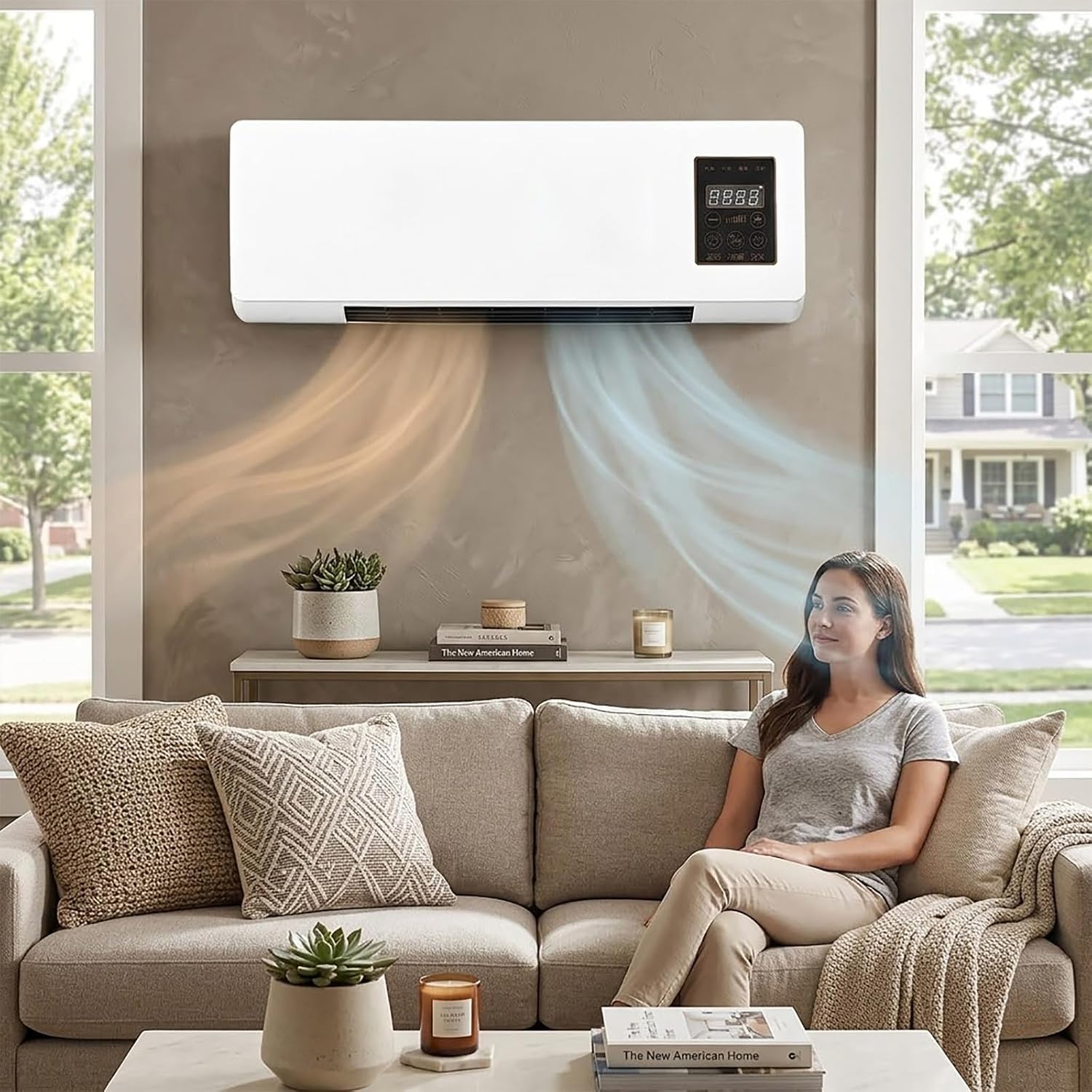 مروحة تكييف هواء محمولة مثبتة  - مراجعة Smart Garden Offices وسعره