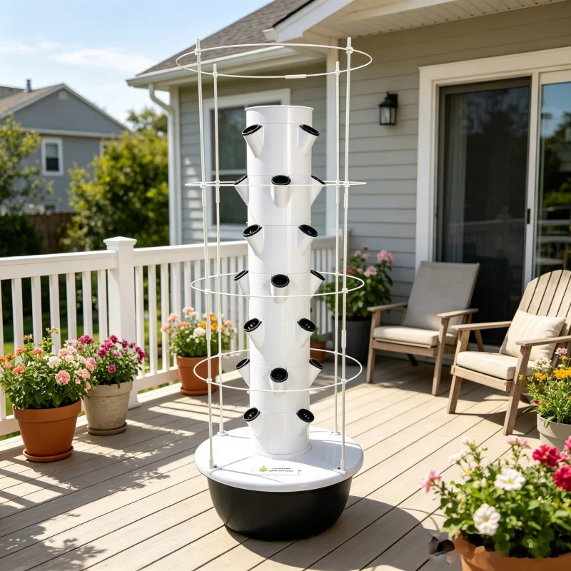 برج زراعة عمودي هيدروبونيك من  - مراجعة Smart Garden Vertical وسعره
