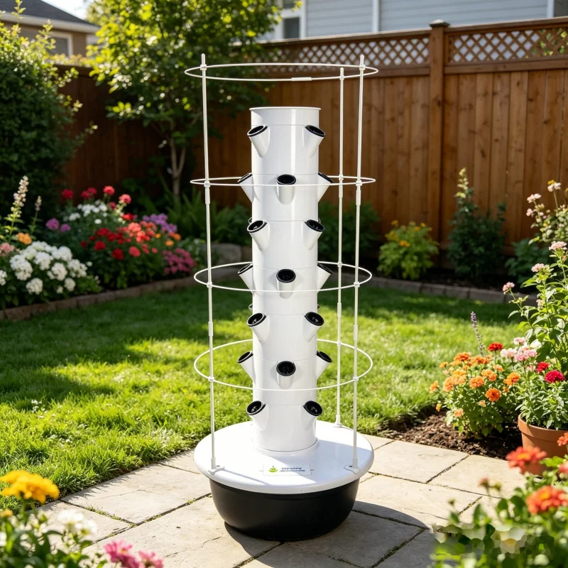برج زراعة عمودي هيدروبونيك من  - مراجعة Smart Garden Vertical وسعره