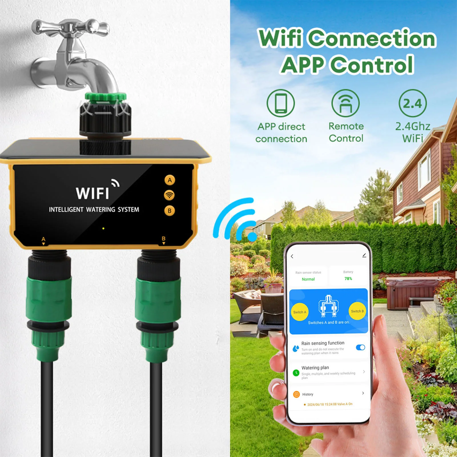 مؤقت ري ذكي يعمل بالطاقة الشمس - مراجعة Smart Garden Timer وسعره