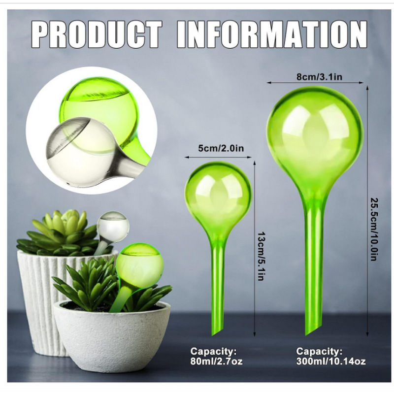 4 قطع من كرات الري الأوتوماتيك - مراجعة Plant Watering Globe وسعره